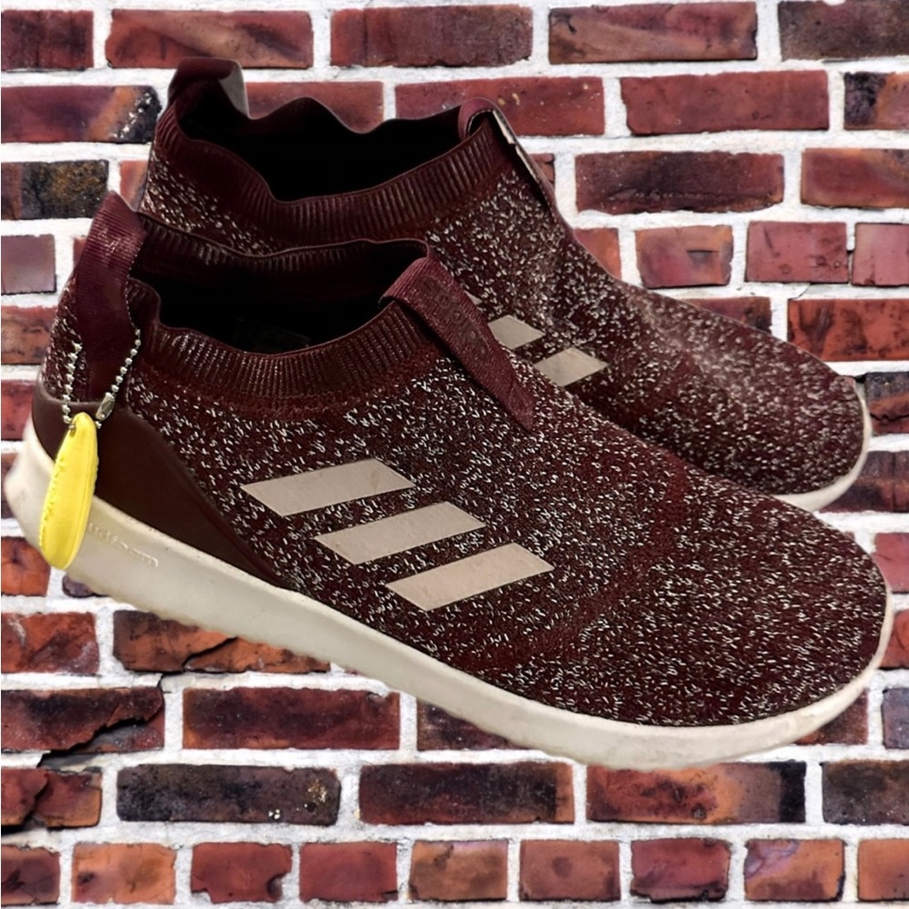 Adidas Ultimafusion Cloudfoam Maroon Womenâs Slip on Sneakers- Size 11
